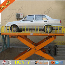 china movable low raise scissor car lift / car lifter machine / electric scissor car lift table